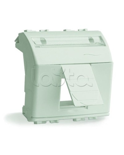 Адаптер для информационных разъемов Keystone, белый, 2 мод DKC 76613B в Омске Аксессуары для кабель-канала Pintop.ru