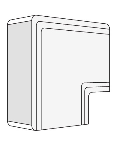 Угол плоский NPAN 25x30 мм DKC 01737 в Омске Аксессуары для кабель-канала Pintop.ru