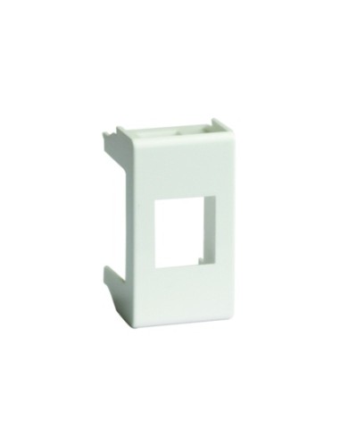 Адаптер для keystone, VIVA, 1 мод, цвет серый DKC 45107 в Омске Аксессуары для стоек и шкафов Pintop.ru