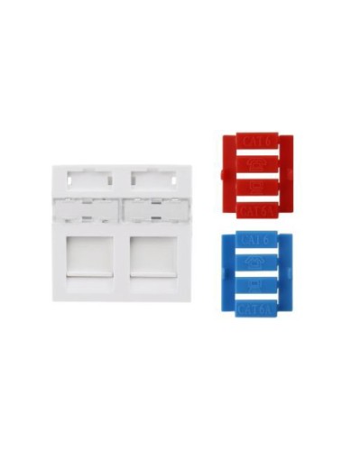 Вставка 45x45 (аналог Mosaic) Hyperline SIP3-2K-M45-45 в Омске Аксессуары для стоек и шкафов Pintop.ru