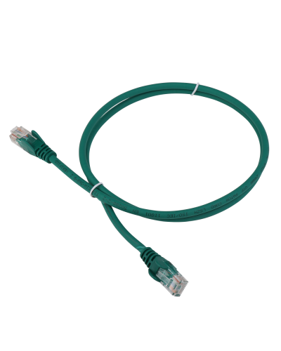 Патч-корд LANMASTER LSZH UTP кат.5e, 0.3 м, зеленый LANMASTER LAN-PC45/U5E-0.3-GN в Омске Патчкорды (медные) Pintop.ru