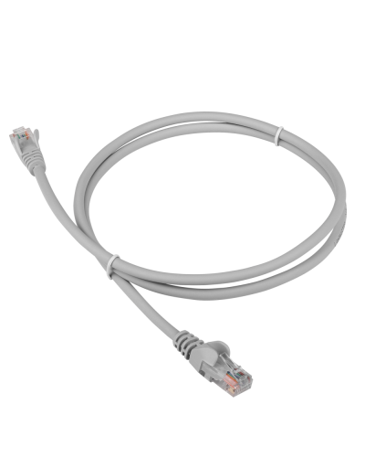 Патч-корд LANMASTER LSZH UTP кат.5e, 0.3 м, серый LANMASTER LAN-PC45/U5E-0.3-GY в Омске Патчкорды (медные) Pintop.ru