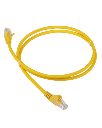 Патч-корд LANMASTER LSZH UTP кат.5e, 0.3 м, желтый LANMASTER LAN-PC45/U5E-0.3-YL в Омске Патчкорды (медные) Pintop.ru