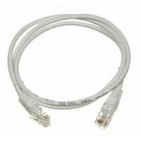 Патч-корд RJ45 - RJ45, 4 пары, FTP, категория 6A, 0.5 м, серый, LSZH LANMASTER LAN-PC45/S6A-0.5-GY