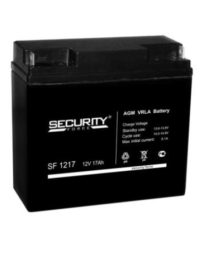 Аккумулятор свинцово-кислотный Security Force SF 1217 в Омске Электротехническое оборудование Pintop.ru
